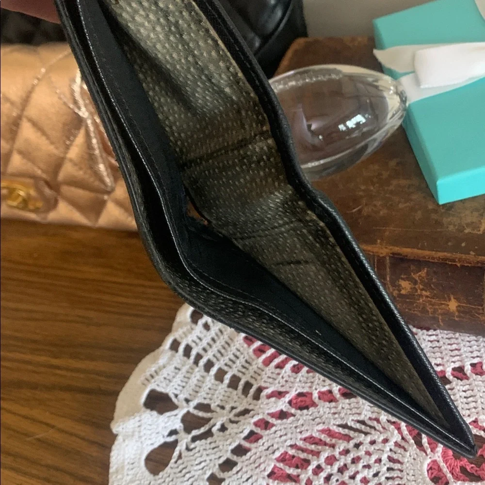 Giorgio Armani vintage Black Leather Wallet